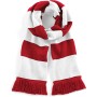 Gestreepte sjaal Stadium Classic Red / White One Size