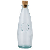 Sabor tweedelige olie en azijnset gerecycled glas - Transparant