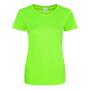 AWDis Ladies Cool Smooth T-Shirt, Electric Green, L, Just Cool