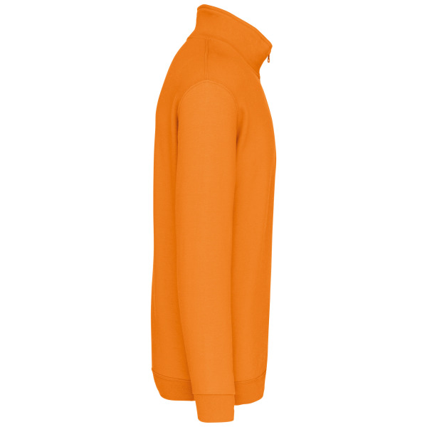 Sweater met ritskraag Orange M
