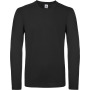 #E150 Men's T-shirt long sleeve Black 4XL