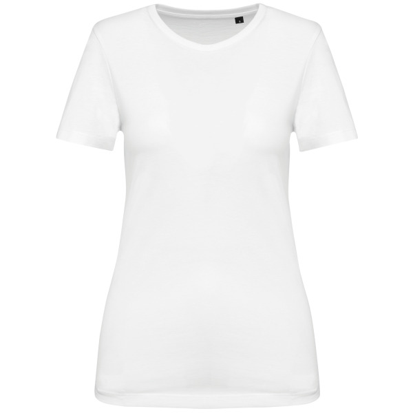 Supima® dames-T-shirt ronde hals korte mouwen White XL