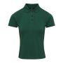 Ladies Coolchecker® Plus Piqué Polo Shirt, Bottle Green, XXL, Premier