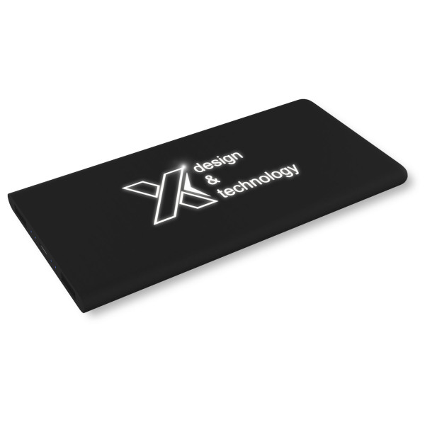 SCX.design P15 5000 mAh powerbank met oplichtend logo SCX.design P15 5000 mAh powerbank met oplichtend logo