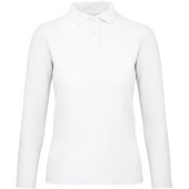 ID.001 Ladies' long-sleeve polo shirt White 3XL