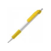Balpen Vegetal Pen hardcolour - Wit / Geel