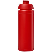 Baseline® Plus grip 750 ml sportflaska med uppfällbart lock - Röd