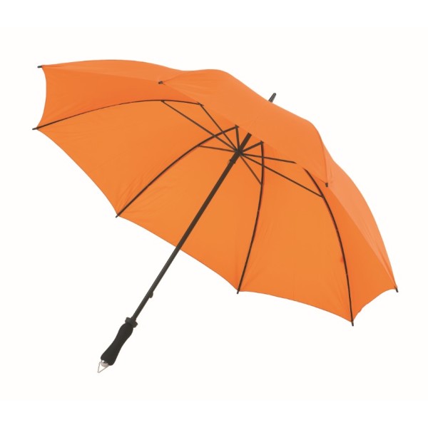 Manueel te openen golf paraplu MOBILE oranje