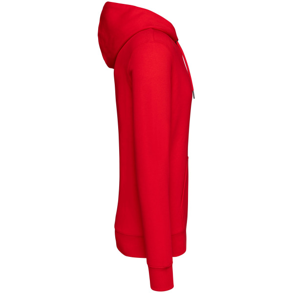 Ecologische uniseks sweater met capuchon Poppy Red 4XL