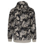 Herensweater met capuchon Grey Camouflage 3XL