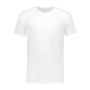 L&S T-shirt crewneck fine cotton elastane White-3XL