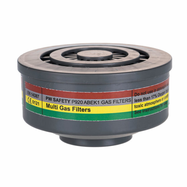 ABEK1 Gas Filter Special Thread Connection Grey