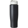 H2O Active® Tempo 700 ml sportfles met fliptuitdeksel - Zwart/Wit