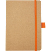 Berk notitieboek van gerecycled papier - Oranje