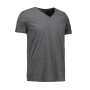 CORE T-shirt | V-neck - Charcoal melange, 3XL