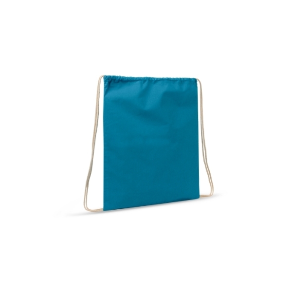 Drawstring bag cotton OEKO-TEX® 140g/m² 35x45cm - Blue