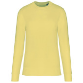 Ecologische sweater met ronde hals Lemon Yellow 5XL