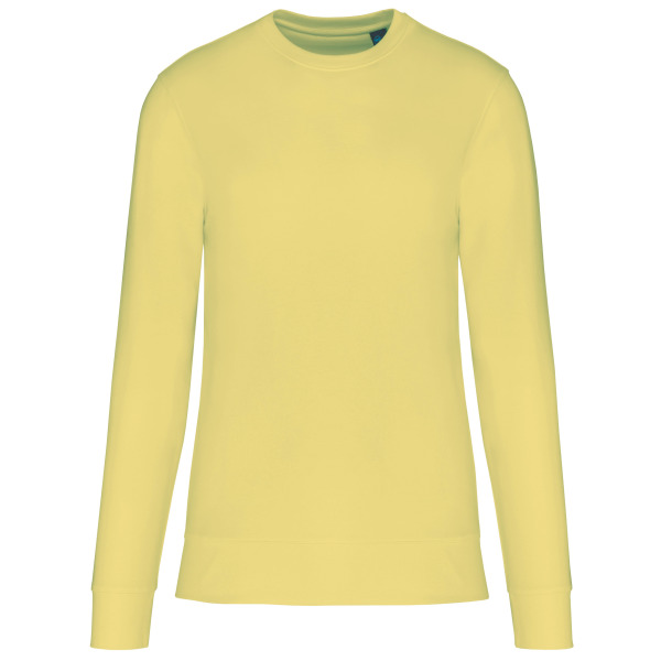 Ecologische sweater met ronde hals Lemon Yellow XXL