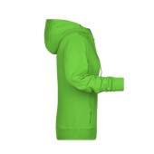 Ladies' Zip Hoody - lime-green - 3XL