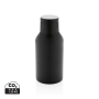 RCS gerecycled roestvrijstalen compacte fles, zwart