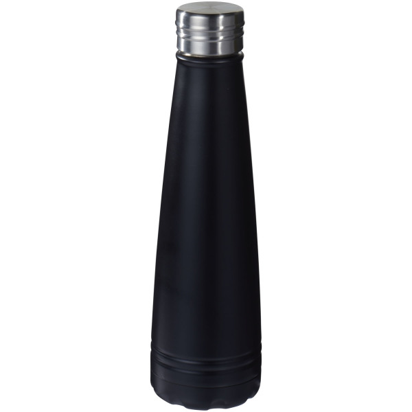 Duke 500 ml copper vacuum insulated water bottle - Solid black