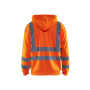 Hooded Sweatshirt met rits High Vis