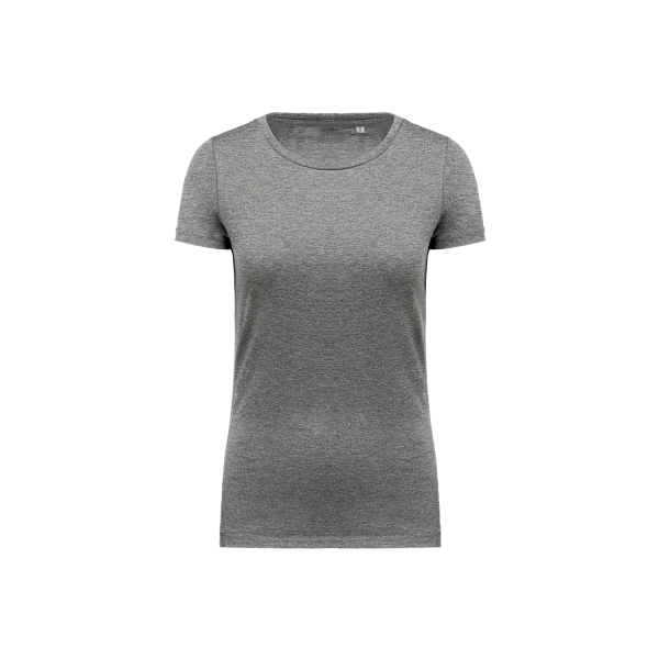 Dames-t-shirt Supima® ronde hals korte mouwen Grey Heather XS