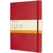 Moleskine Classic XL softcover notitieboek - gelinieerd - Scarlet rood