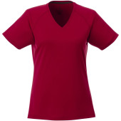 Amery kortærmet cool fit-T-shirt m. V-hals, dame - Rød - XS