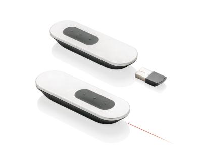 Flat laser pointer en presenter, grijs Flat laser pointer en presenter, grijs