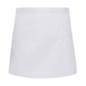 Waist Apron Basic with Pockets - White - One Size
