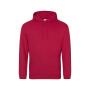 AWDis College Hoodie, Red Hot Chilli, L, Just Hoods
