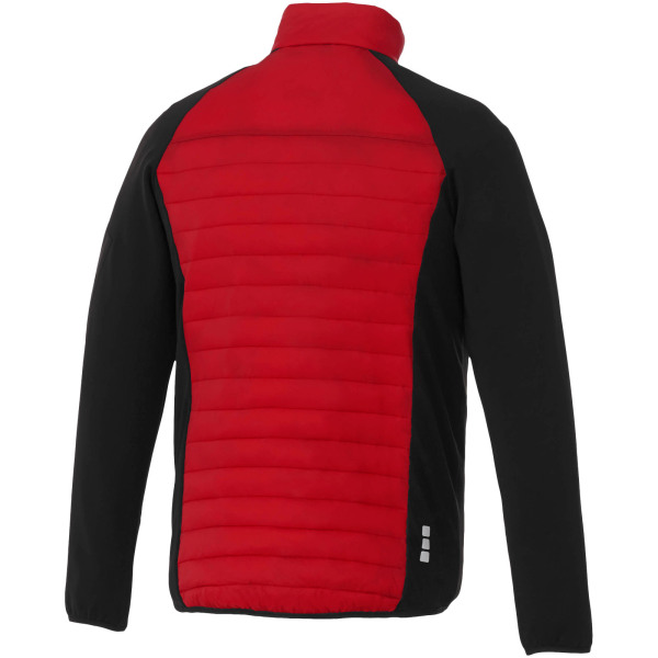 Banff men's hybrid insulated jacket - Red - XS