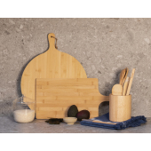 Ukiyo bamboo saladebestekset, bruin