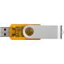 Rotate USB stick transparant - Oranje - 4GB