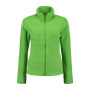 L&S Polar Fleece Cardigan for her 376c Lime-S