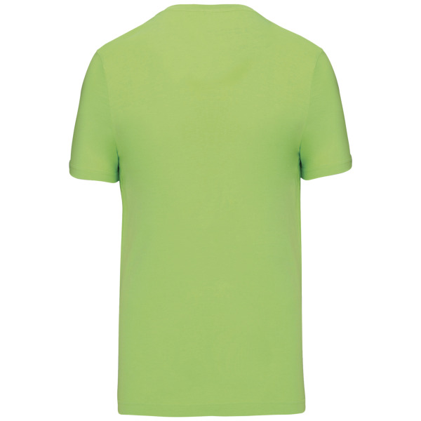 T-shirt V-hals korte mouwen Lime M