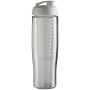 H2O Active® Tempo 700 ml sportfles en infuser met flipcapdeksel - Transparant/Wit