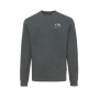 Iqoniq Denali gerecycled katoen sweater ongeverfd, ongeverfd antraciet (XXL)