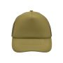 MB070 5 Panel Polyester Mesh Cap - olive - one size