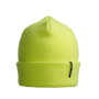 Knitted hat - Fluorescent yellow, One size