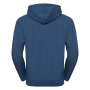 Authentic Full zip hooded melange sweatshirt Ocean Melange 3XL