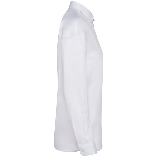 Ecologisch damesoverhemd van lyocell Washed white XL