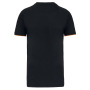 T-shirt Day To Day korte mouwen Black / Orange 3XL