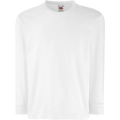 Kids Valueweight Long Sleeve T (61-007-0) White 14/15 ans