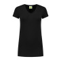 Lemon & Soda T-shirt V-neck cot/elast SS for her Black-3XL Lemon & Soda T-shirt V-neck cot/elast SS for her Black-3XL
