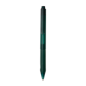 X9 frosted pen met siliconen grip, groen