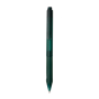 X9 frosted pen with silicone grip, green
