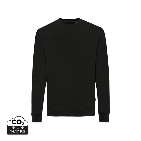 Iqoniq Zion gerecycled katoen sweater, zwart (XS)