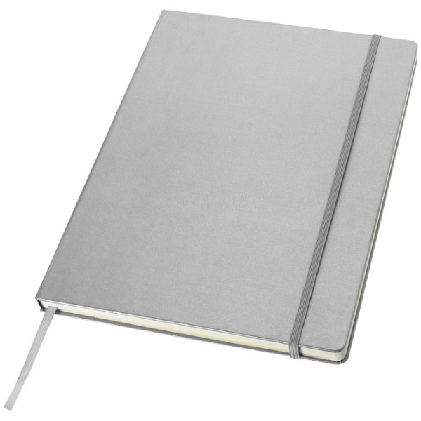 Executive A4 hardcover notitieboek - Zilver